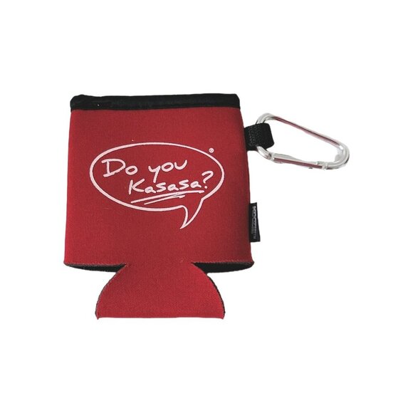 Koozie Beer Bottle Can Holder Carabiner Frankenmuth Credit Union - Picture 2 of 4